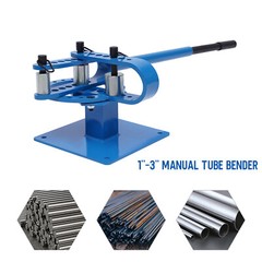 Premium Pipe Tube Bender 1&rdquo;-3&rdquo; inch Manual Tube Bender w/ 7 Dies Tubing Metal