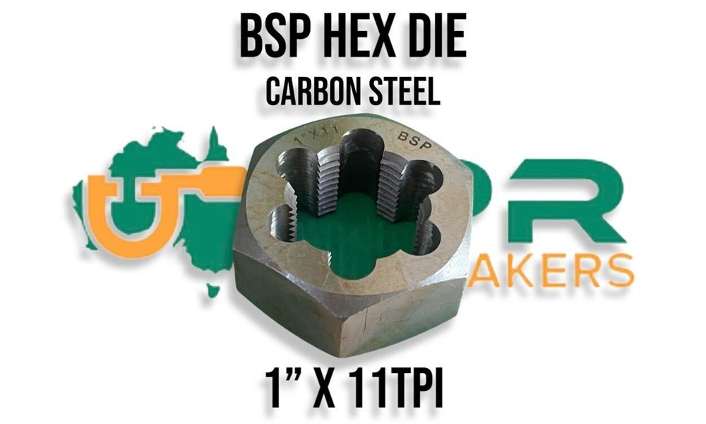 BSP Hex Die Nut 1&Prime; &ndash; 11 TPI PARALLEL *Pipe thread