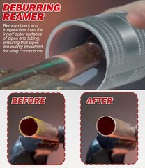 1/4&Prime; to 1-1/4&Prime; Inner/Outer Tubing Reamer for 29983 Model 223S, Deburring Tool