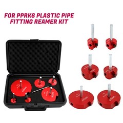 04529 For PPRK6 Plastic Pipe Fitting Reamer 6 Piece Kit For1/2&Prime; Drills