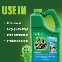 Natural Enzyme-Based Drain Cleaner | 1 Gallon &ndash; Safe for Pipes & Grease Traps
