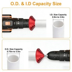 PVC Pipe Chamfering Tool Internal External Deburring Reamer for 0.75-3.5&Prime; Pipes