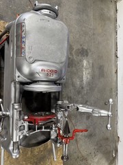 RIDGID 535, 1/8&Prime; to 2&Prime; Pipe Threader w 811A DIE HEAD, Cart & Foot Pedal *VIDEO*