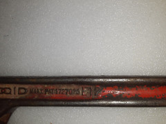RIDGID Offset 12&Prime; Steel Pipe Wrench E12 Red USA Tool