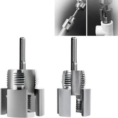 2pc Pipe Threading Tool 12 34 Integrated Internal External PVC Threader Kit