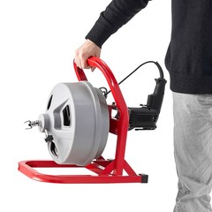 Uimoso Drain Cleaning Machine 50FT x5/16&Prime; Manual Feed with 228RPM Electric Motor