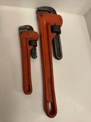 Pittsburgh Pipe Wrench 14&Prime; & 8&rdquo; Steel -Straight Jaw