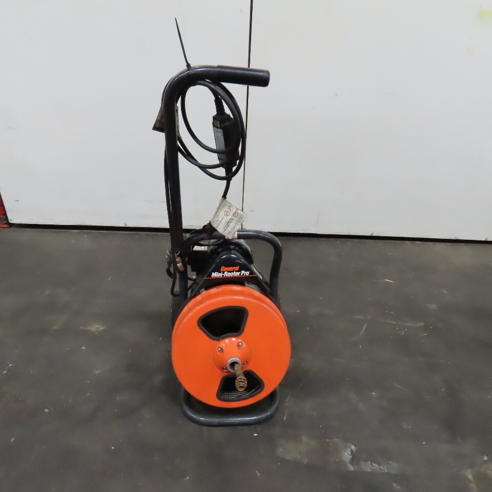 General Mini-Rooter PRO Professional Drain Cleaner Auger Clog Snake 115V 50&prime;