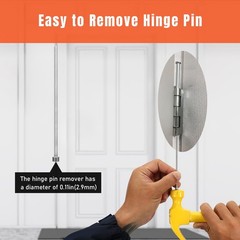 Door Hinge Adjustment Tool 1318mm Hinge Wrench Bender Pin Remover Fix Steel