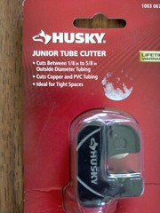 Husky Junior Tube Cutter Cuts 1/8&Prime; To 5/8&Prime; Outside Diameter Copper & PVC Tubing