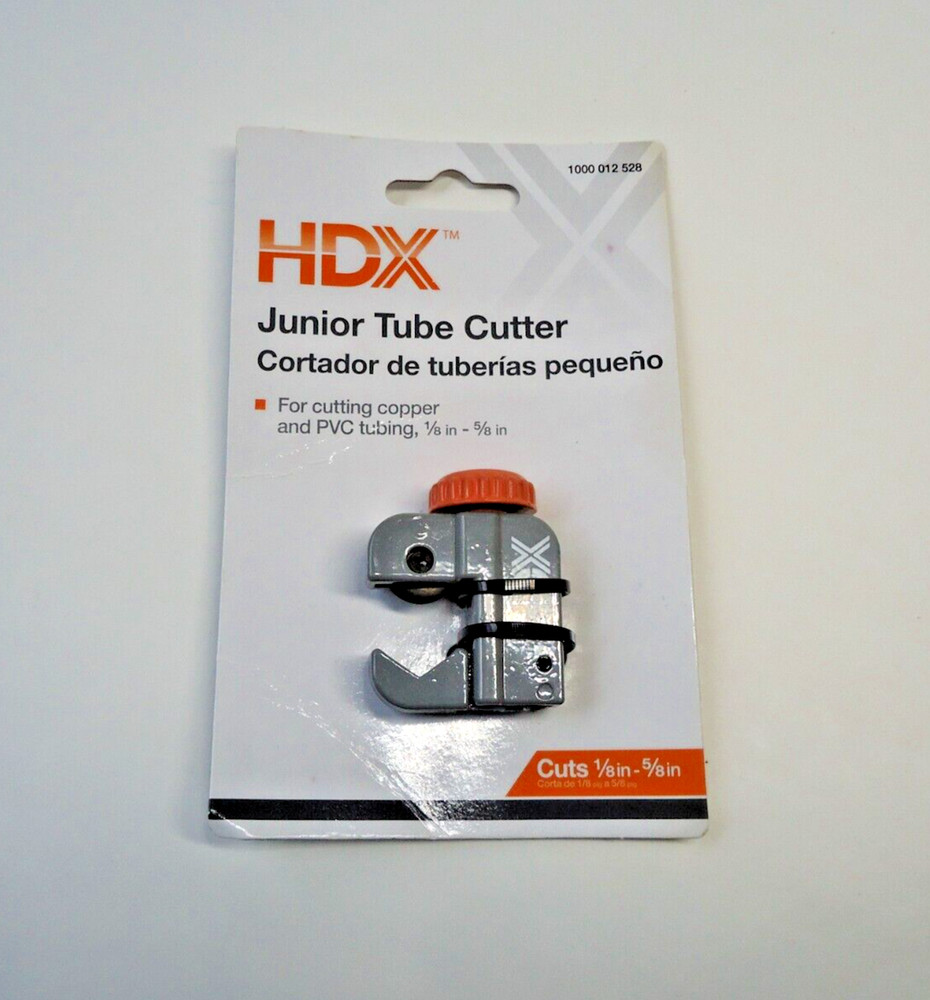 HDX Junior Tube PVC and Copper Pipe Cutter Cuts 1/8&Prime; 5/8&Prime; Size Pipes SHIPS FAST!