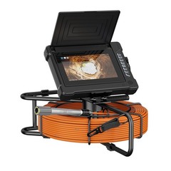 50M Sewer Pipe Inspection Camera Drain Sewer Pipeline Industrial Endoscope 7inch