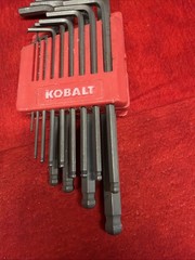 KOBALT HEX ALLEN WRENCH L-SHAPE TOOL SET (t72)