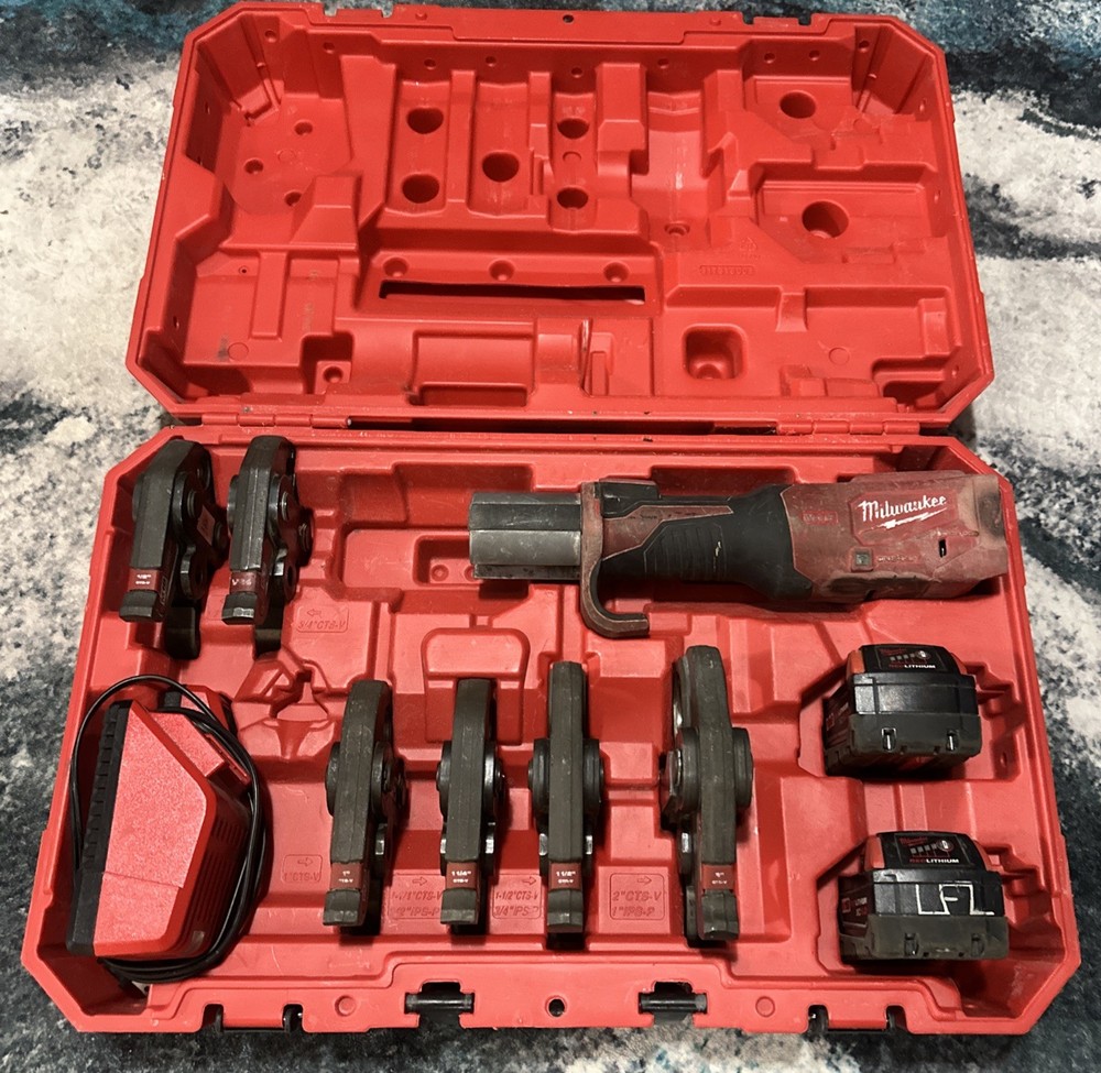 Milwaukee 2922-22 M18 FORCE LOGIC Press Tool W/ One Key w/ 1/2&rdquo; &ndash; 2&rdquo; CTS-V Jaws