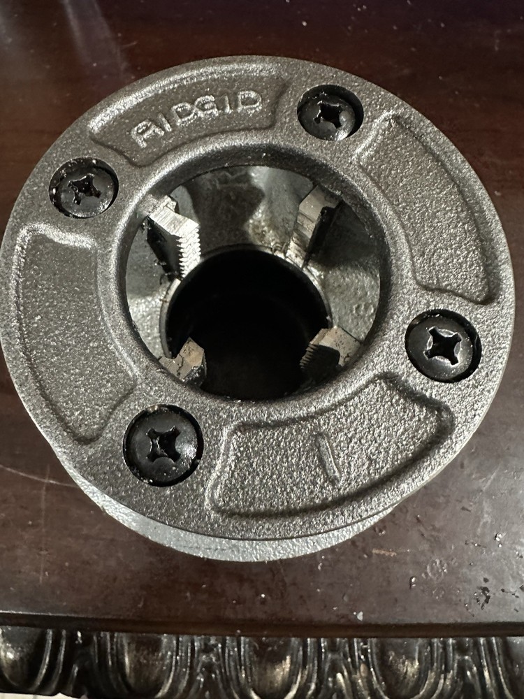 RIDGID Die Head Pipe Threader Tool with Die Head Attachment for Pipe Threading