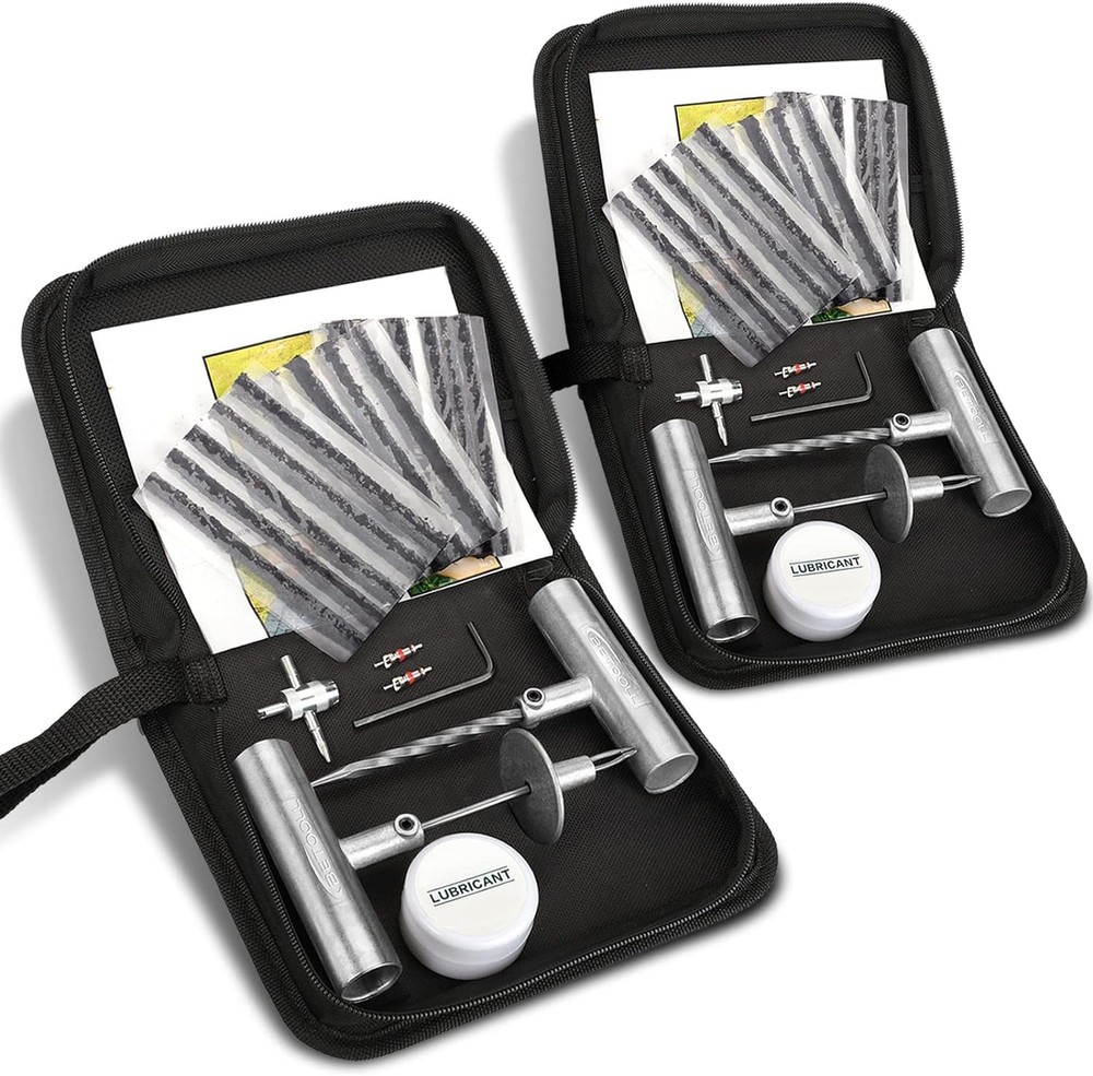 Tire Repair Kit, Sets of 2-24pcs Professional Heavy Duty Universal Emergency &hellip;