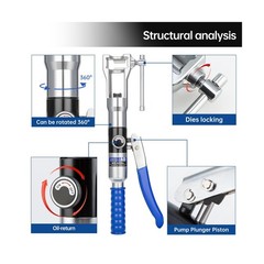 Hydraulic Flaring Tool Kit for 3/16 to 7/8 inch and Swaging Tools Soft HAVE C&hellip;