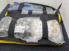 EFIELD PEX Cinch Tool, Pex Fitting, Cutter, Clamps, SS Clamps in Canvas Bag