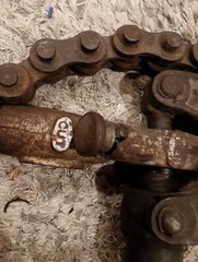 Rigdid no. 246 cast iron pipe cutter For Parts or Not Working Missing Hook End
