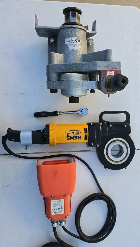 Victaulic Roll Groover Machine Portable Electric REMS Amigo2 & Foot Switch