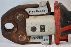 Ridgid RP241 12V 1/2&Prime; to 1&Prime; Pro Press Tool w/Battery & Charger
