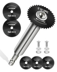 Inside Pipe Cutter for PVC Pipe with 5 Replacement Saw Blades, 1/4 Inch Hex Shan