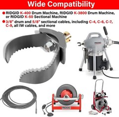 for Sewer Auger Drain Cleaner 3&Prime; Ridgid Style 52822 T-232 H-D &ldquo;C&rdquo; Double Cutter