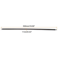 Spring Tube Bender Steel 500mm/19.69 Inch Long for 12mm 0.47 Inch PVC Pipe