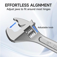 Knuckle Bender Adjustable Door Hinge Tool with Built-in Hinge Pin Remover, He&hellip;