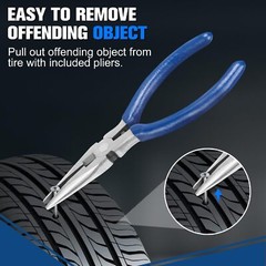 35pcs Tire Repair KitsTire Plug Repair Tools for Car Motorcycle Jeep RV ATVSU&hellip;