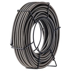 Uimoso 75Ft 1/2In Drain Cleaning Cable for Sewer and Pipe Maintenance