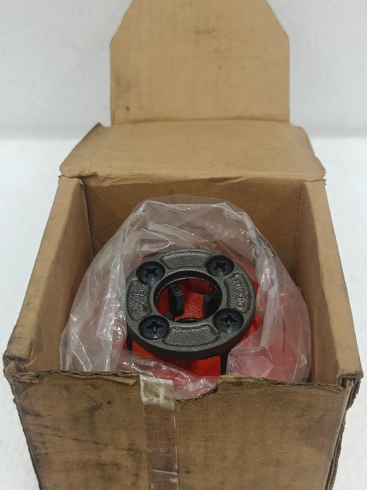 RIDGID 12R 3/8&Prime; BSPT DIE HEAD CAT NO 65960 MADE IN USA COMPLETE THREADING DIE