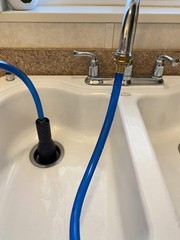 Drain King VIP2 Drain Unclogging Kit With Kitchen Sink Crossbar Adapter, 1.5 &hellip;