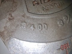 RIDGID 368 Tube Bender 3/4&Prime; OD 3 3/4 Radius