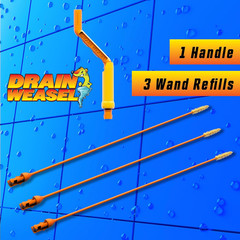 Drain Weasel Sink Snake Hair Clog Remover Tool Kit, Sink, Pipe, Bathroom, Bathtu