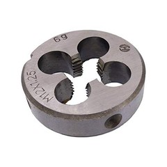 HSS Taper Plug Tap Metric Round Die Set Right Hand M12x1.25mm Hardware 1 Set