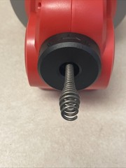 POPULO 20V Cordless Electric Drain Auger Efficient 25Ft Auto-Feed Red