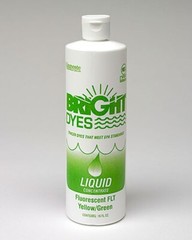Fluorescent Water & Sewer Leak Tracer Dye, FLT Yellow/Green, 16oz Liquid