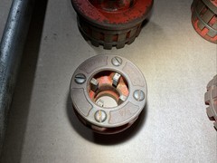 Ridgid 12R manual pipe threader Set 1/4-2&Prime; NPT & 00R with Ratchets 10 pieces ￼