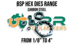BSP Hex Die Nut 1&Prime; &ndash; 11 TPI PARALLEL *Pipe thread