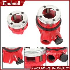 Findmall Ratchet Pipe Cutter Ratchet Pipe Threader Thread Tool With 5 Dies