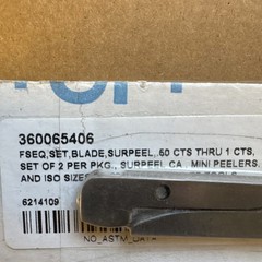 Georg Fischer Peeler Surpeel Replacement Blade Set 360065406 1/2-1 Inch CTS