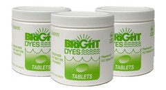 Fluorescent Water & Sewer Leak Tracer Dye, FLT Yellow/Green, 200 5/8&Prime; tablets