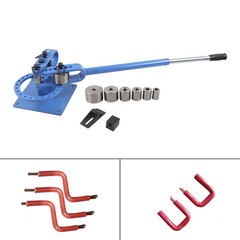 7 Dies Compact Metal Bender 1&Prime;-1/2&Prime; Bench Flat Bar Rod Bending Brake Bender