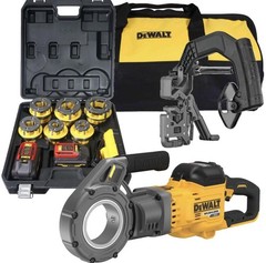 NEW Dewalt Flexvolt Cordless Pipe Threader Kit w/ Die Heads 1/2&rdquo; to 2&rdquo; Pipe