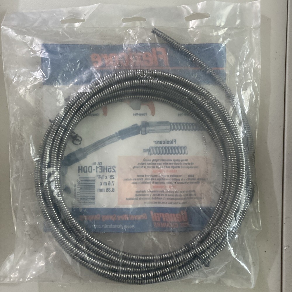 GENERAL FLEXICORE 25&rsquo;x1/4&rdquo; Flexicore Cable with Double DownHead