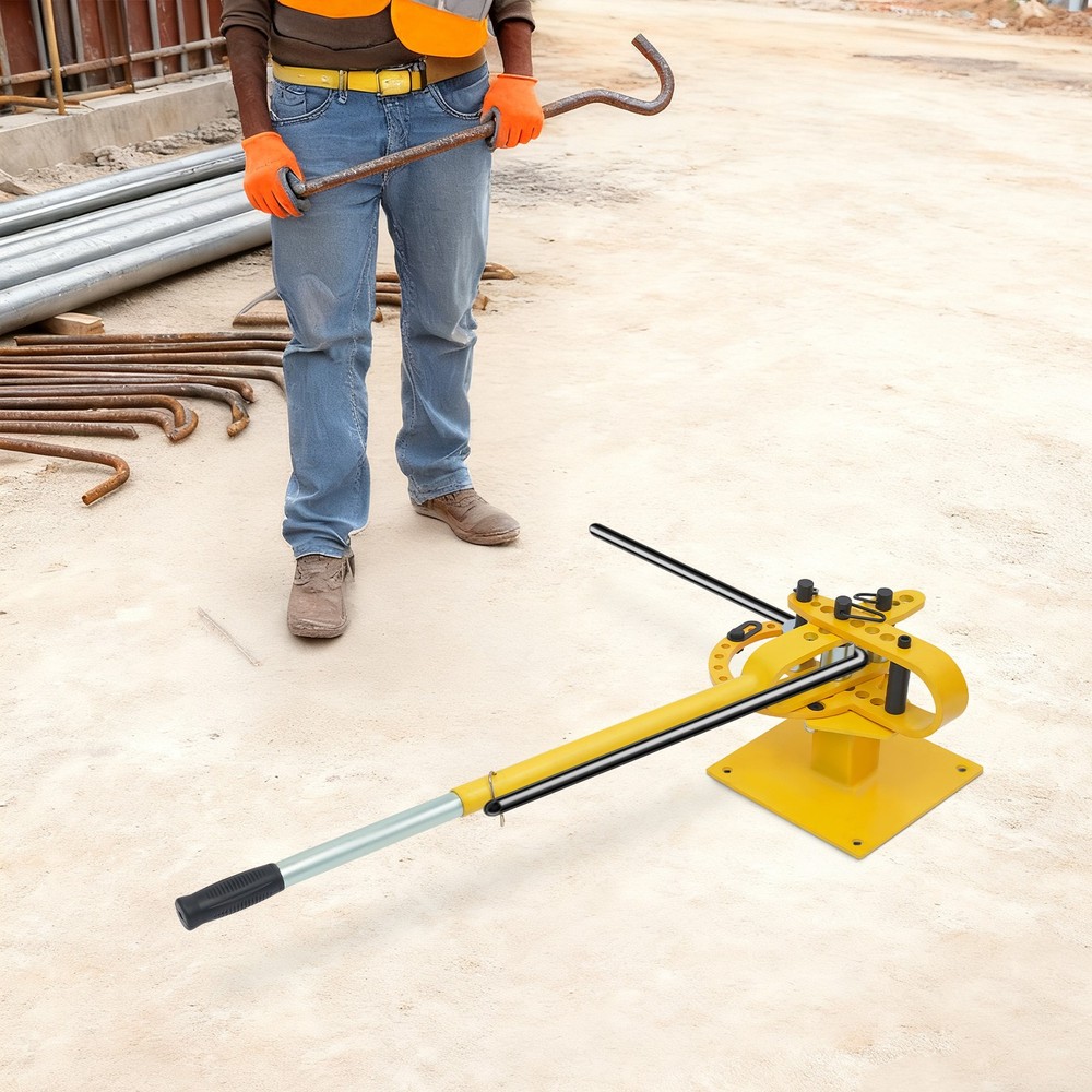 Yellow Manual Bending Tool Pipe Tube Bender Heavy-Duty Tube Bending Tool NEW