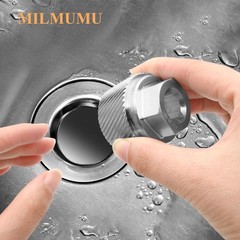 1.5&Prime; Tub Drain Extractor Removes Old Broken Stubborn and Rusted Drains Silver
