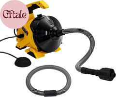 Drain Cleaner Machine 30Ft X 3/10In, Auto-Feed Electric Drain Snake with Foot Sw