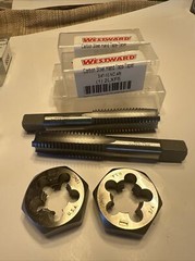 8 New Westward Taps And Dies 3/4 And 1/2 2LXE8 2LXF5